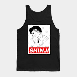 Shinji Ikari  Neon Genesis Evangelion Tank Top